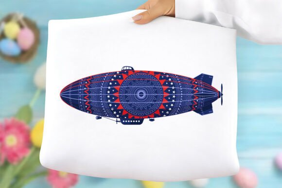 Patriotic Airship PNG: Graphics & Freebies Review