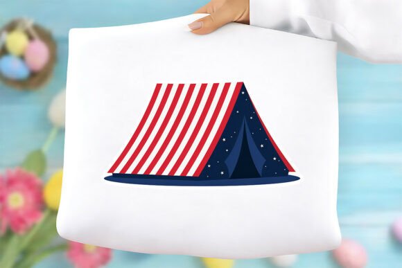 Patriotic Camping Tent PNG: Graphics & Freebies Review
