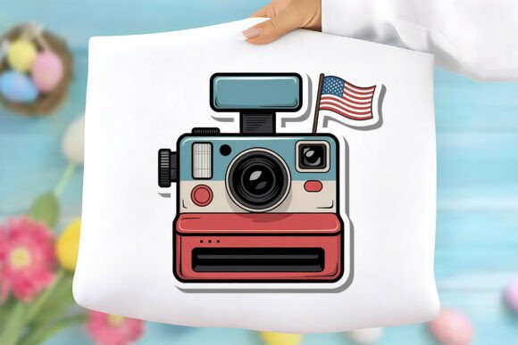 Patriotic Instant Camera PNG Review