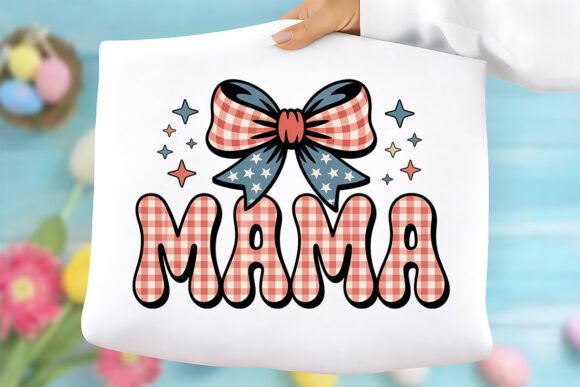 Patriotic Mama Bow PNG: Graphics & Freebies Review