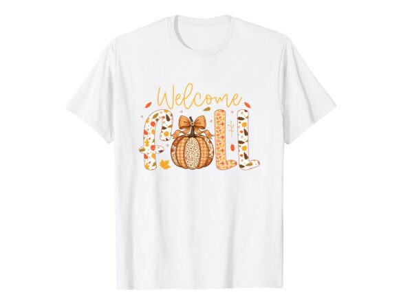 Welcome Autumn Pumpkin Fall T-Shirt Review